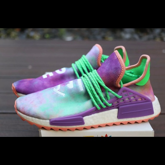 Adidas X Pharrell | Human Race NMD | Holi Festival | Chalk Coral | 10 - Picture 3 of 8